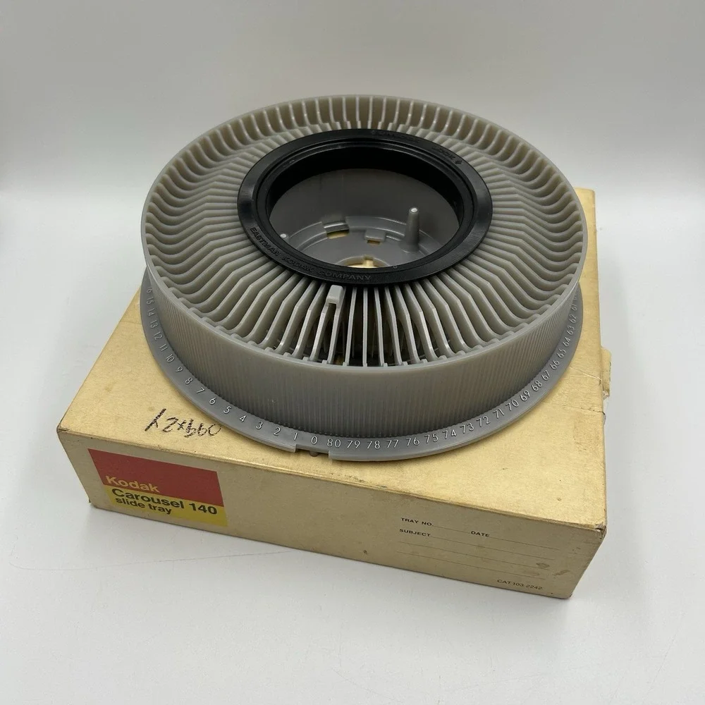 Vintage Kodak Carousel Transvue 140 Projector Slide with Original Box‎